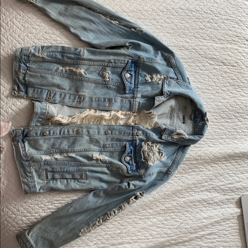 Distressed Jean Jacket
